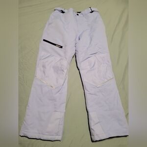 Swiss Tech Black and Periwinkle Snow Pants